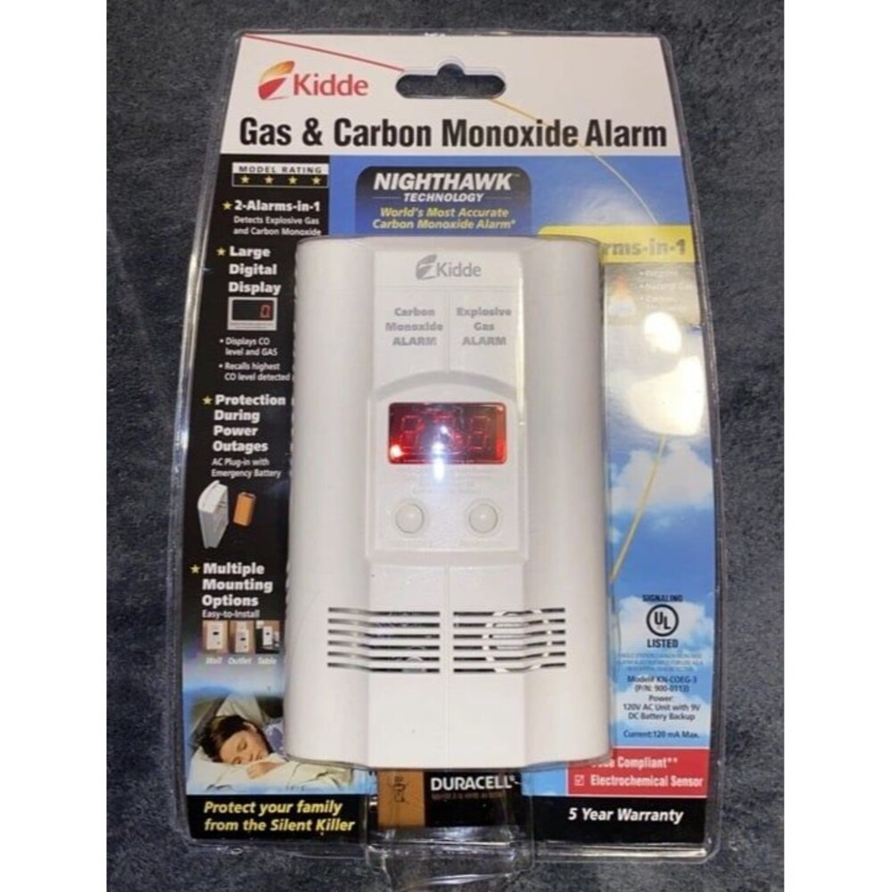 KIDDE KN COEG3 Nighthawk Gas And Smoke Alarm NEW 1 Pack